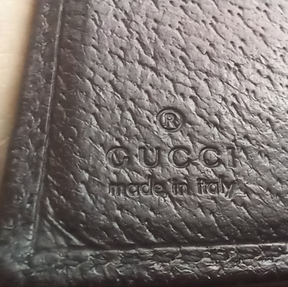 Gucci Vintage Eclipse Compact Wallet Black - Picture 4 of 9